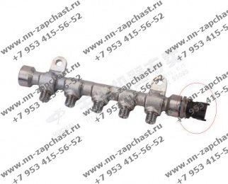 F9R00-1111A00 Трубка топливная высокого давления двигателя двс ючай Yuchai топливная аппаратура навесное оборудование оригинальные запчасти заводские комплектующие китайских фронтальных погрузчиков двигателей