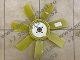 Z490-7-42-64, 6R1Q3520100 Вентилятор системы охлаждения двигателя SHANDONG WEICHAI HUAFENG POWER CO.,LTD P.R.CHINA ZHBG41, ZHBG42 (L3), ZHBZG1, ZH4102G41, R4105IT14-R оригинальные запчасти заводские комплектующие китайских фронтальных погрузчиков sdlg xcmg xgma foton liugong крыльчатка кулер двс 