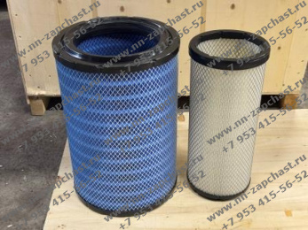 YK3348U-F фильтр воздушный воздухозаборник двигателя yuchai ДВС китайских фронтальных погрузчиков sdlg запчасти ючай расходники комплектующие китайского